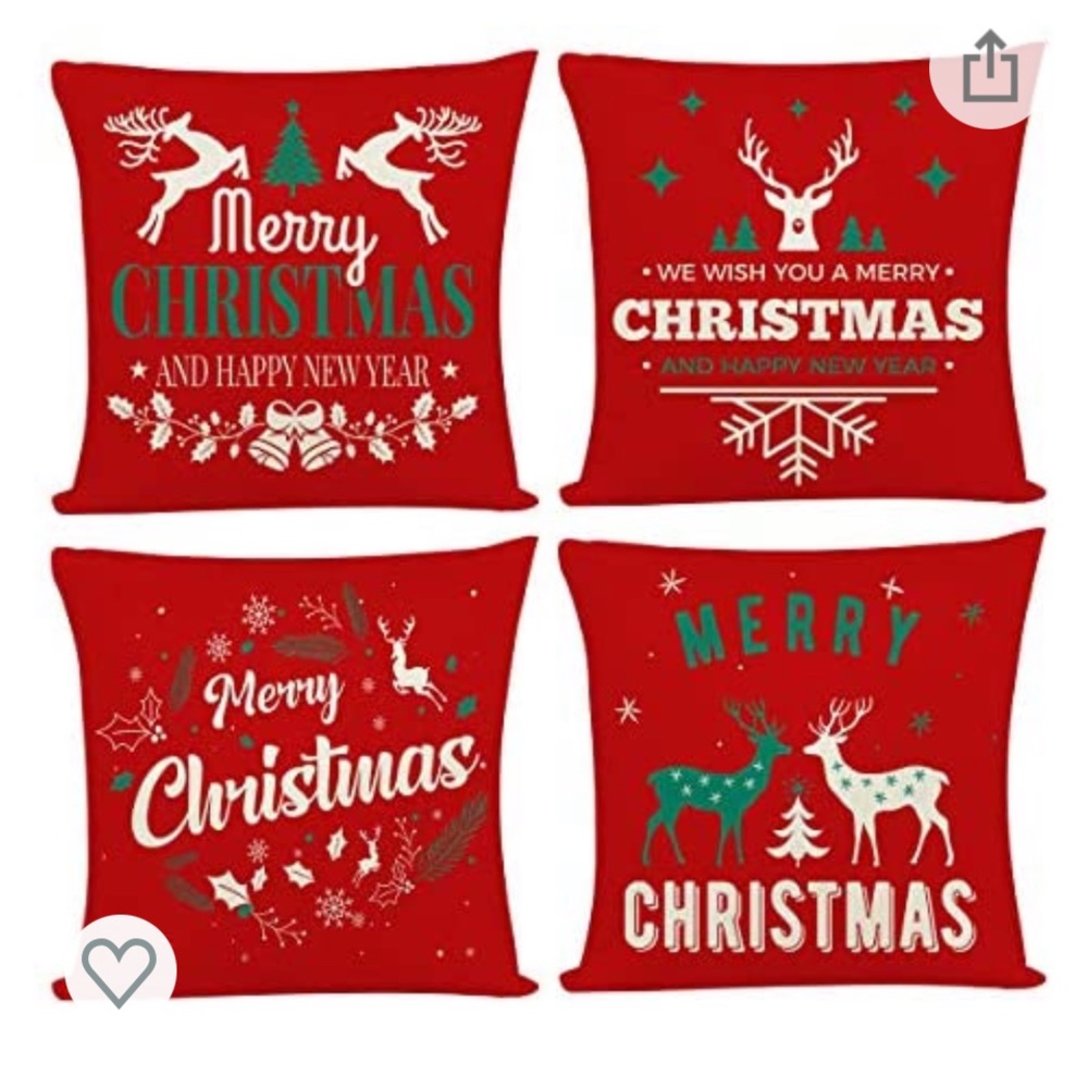 Christmas throw pillow cases